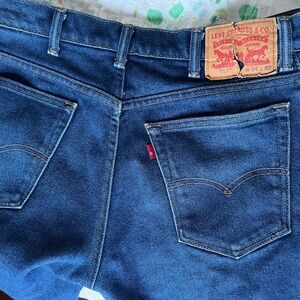 Levi's Dark Blue Denim Jeans with Red Tab